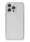 BFS  iPhone 15 Pro Max Metal Bumper Mat Kapak - Gümüş
