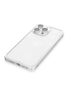 BFS  iPhone 15 Pro Max Metal Bumper Mat Kapak - Gümüş