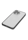 BFS  iPhone 15 Pro Max Metal Bumper Mat Kapak - Siyah