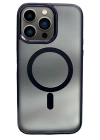 BFS  iPhone 15 Pro Max Solid Magsafe Kapak - Derin Mor