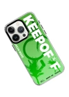 BFS  iPhone 15 Pro Max Summer Travel Magsafe Kapak - Green Mood