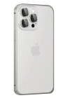BFS  iPhone 15 Pro Metal Bumper Mat Kapak - Gri