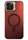 BFS iPhone 15 Pro Primera Magsafe Standlı Kapak - Bordo