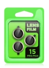 BFS  iPhone 15 Pro Raze Metal Kamera Lens - Siyah