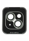 BFS  iPhone 15 PVD Metal Kamera Lens - Açık Yeşil