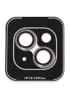 BFS  iPhone 15 PVD Metal Kamera Lens - Pembe