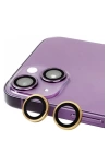 BFS  iPhone 15 Raze Metal Kamera Lens - Sarı