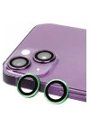 BFS  iPhone 15 Raze Metal Kamera Lens - Yeşil