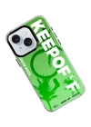 BFS  iPhone 15 Summer Travel Magsafe Kapak - Green Mood