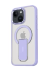 BFS  iPhone 15 Tork Magsafe Standlı Kapak - Lila