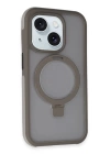 BFS  iPhone 15 Zorda Airbag Magsafe Standlı Kapak - Titan Gri