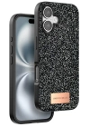 BFS  iPhone 16 Bright Simli Kapak - Siyah