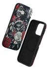 BFS  iPhone 16 Flower Series Magsafe Kapak - Siyah