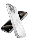 BFS  iPhone 16 Gleam PC Sert Magsafe Kılıf - Şeffaf