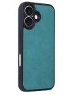 BFS  iPhone 16 Kılıf Aras Deri Kapak - Açık Yeşil