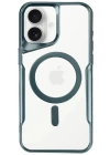 BFS  iPhone 16 Kılıf Boyi Magsafe Silikon Kapak - Turkuaz