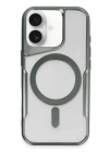 BFS  iPhone 16 Kılıf Boyi Magsafe Silikon Kapak - Yeşil