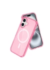 BFS  iPhone 16 Kılıf Glow Magsafe Kapak - Pembe