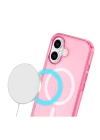 BFS  iPhone 16 Kılıf Glow Magsafe Kapak - Pembe