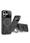 BFS  iPhone 16 Kılıf Joy Lens Standlı Kapak - Mor