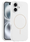 BFS iPhone 16 Kılıf Jully Magsafe Kapak - Beyaz