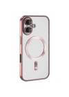 BFS  iPhone 16 Kılıf Kross Magneticsafe Kapak - Pembe