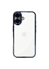 BFS  iPhone 16 Kılıf  Lensli Silikon - Lacivert