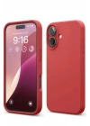 BFS  iPhone 16 Kılıf Nano içi Kadife Silikon - Kırmızı