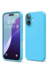 BFS  iPhone 16 Kılıf Nano içi Kadife Silikon - Mavi