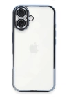 BFS  iPhone 16 Kılıf Razer Lensli Silikon - Açık Mavi