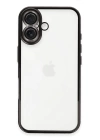 BFS  iPhone 16 Kılıf Razer Lensli Silikon - Siyah