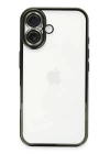 BFS  iPhone 16 Kılıf Razer Lensli Silikon - Yeşil