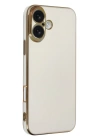 BFS  iPhone 16 Kılıf Volet Silikon - Beyaz