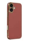 BFS  iPhone 16 Kılıf Volet Silikon - Kırmızı