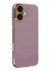 BFS  iPhone 16 Kılıf Volet Silikon - Mor