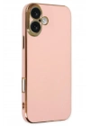 BFS  iPhone 16 Kılıf Volet Silikon - Pembe