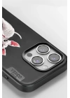BFS  iPhone 16 Perma Desenli Kapak - Koyu Kahve