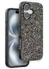 BFS  iPhone 16 Plus Bright Simli Kapak - Gümüş