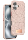 BFS  iPhone 16 Plus Bright Simli Kapak - Pembe