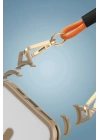 BFS  iPhone 16 Plus Kılıf Enka Magsafe Silikon Kılıf - Desert