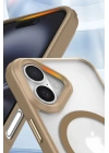 BFS  iPhone 16 Plus Kılıf Enka Magsafe Silikon Kılıf - Siyah