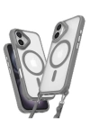 BFS  iPhone 16 Plus Kılıf Enka Magsafe Silikon Kılıf - Titan Gri