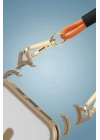 BFS iPhone 16 Plus Kılıf Enka Magsafe Silikon Kılıf - Titan Gri