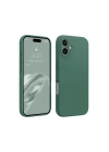 BFS  iPhone 16 Plus Kılıf First Silikon - Koyu Yeşil