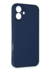BFS  iPhone 16 Plus Kılıf First Silikon - Lacivert