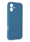 BFS  iPhone 16 Plus Kılıf First Silikon - Mavi