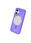 BFS  iPhone 16 Plus Kılıf Glow Magsafe Kapak - Mor