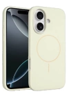 BFS iPhone 16 Plus Kılıf Jully Magsafe Kapak - Bej