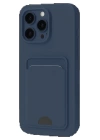 BFS iPhone 16 Plus Kılıf Kelvin Kartvizitli Silikon - Lacivert