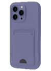 BFS  iPhone 16 Plus Kılıf Kelvin Kartvizitli Silikon - Lila